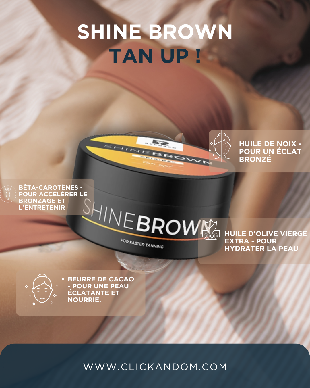 SHINE BROWN CREME BRONZANTE