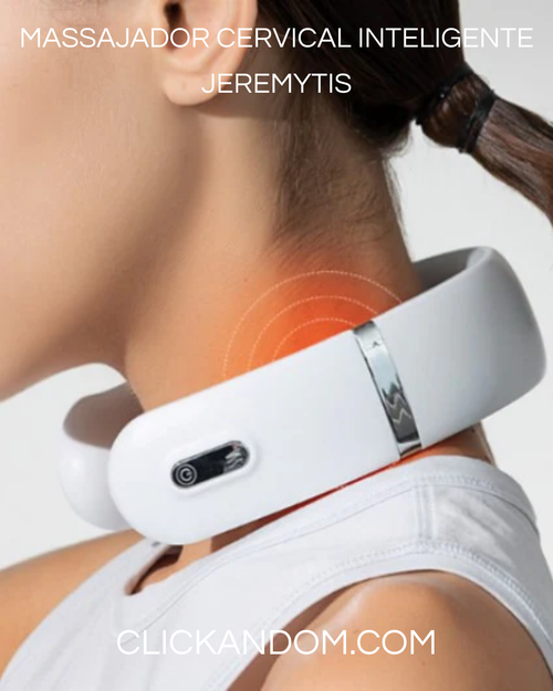 MASSAJADOR CERVICAL INTELIGENTE-ALIVIO IMEDIATO PARA DORES NO PESCOÇO E OMBROS