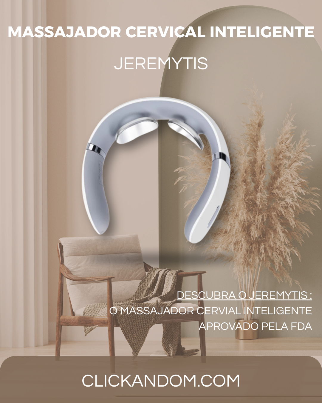 MASSAJADOR CERVICAL INTELIGENTE-ALIVIO IMEDIATO PARA DORES NO PESCOÇO E OMBROS