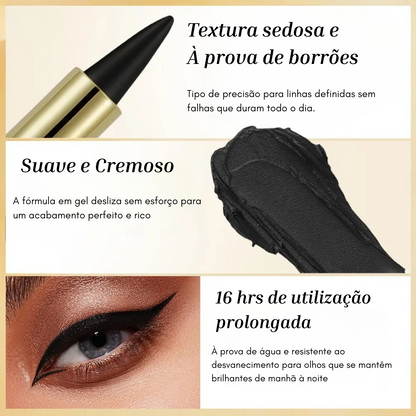 🖤 LÁPIS KAJAL À PROVA D’ÁGUA – ULTRA PIGMENTADO E DE LONGA DURAÇÃO